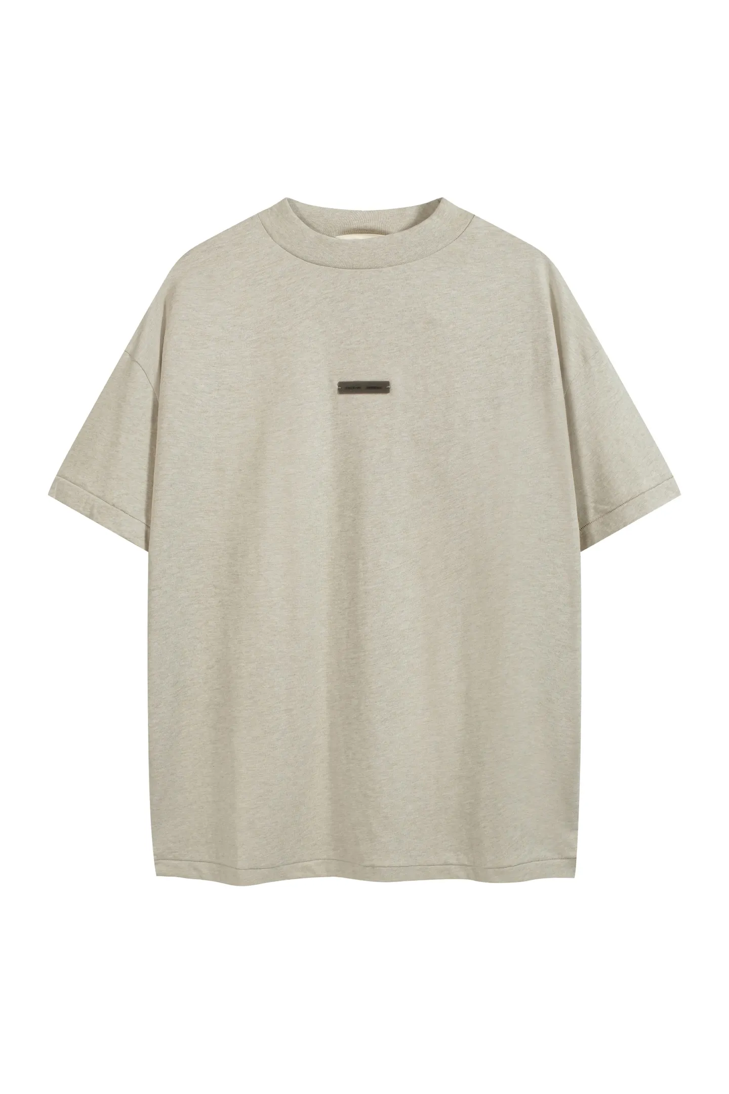 New Arrival Light Gray In Stock 🚨 6295#FO ESS LOGO T Light Gray Dark Gray S-XL ： ：6295#14013055